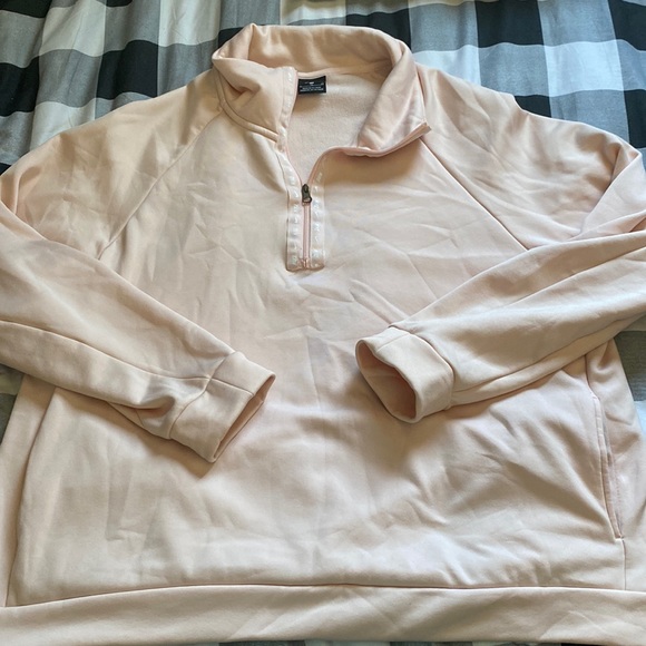 Nike Tops - Light pink Nike fleece quarter zip